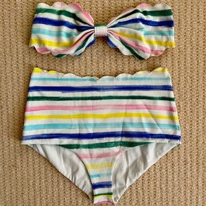 Marysia x Jcrew high waisted bikini